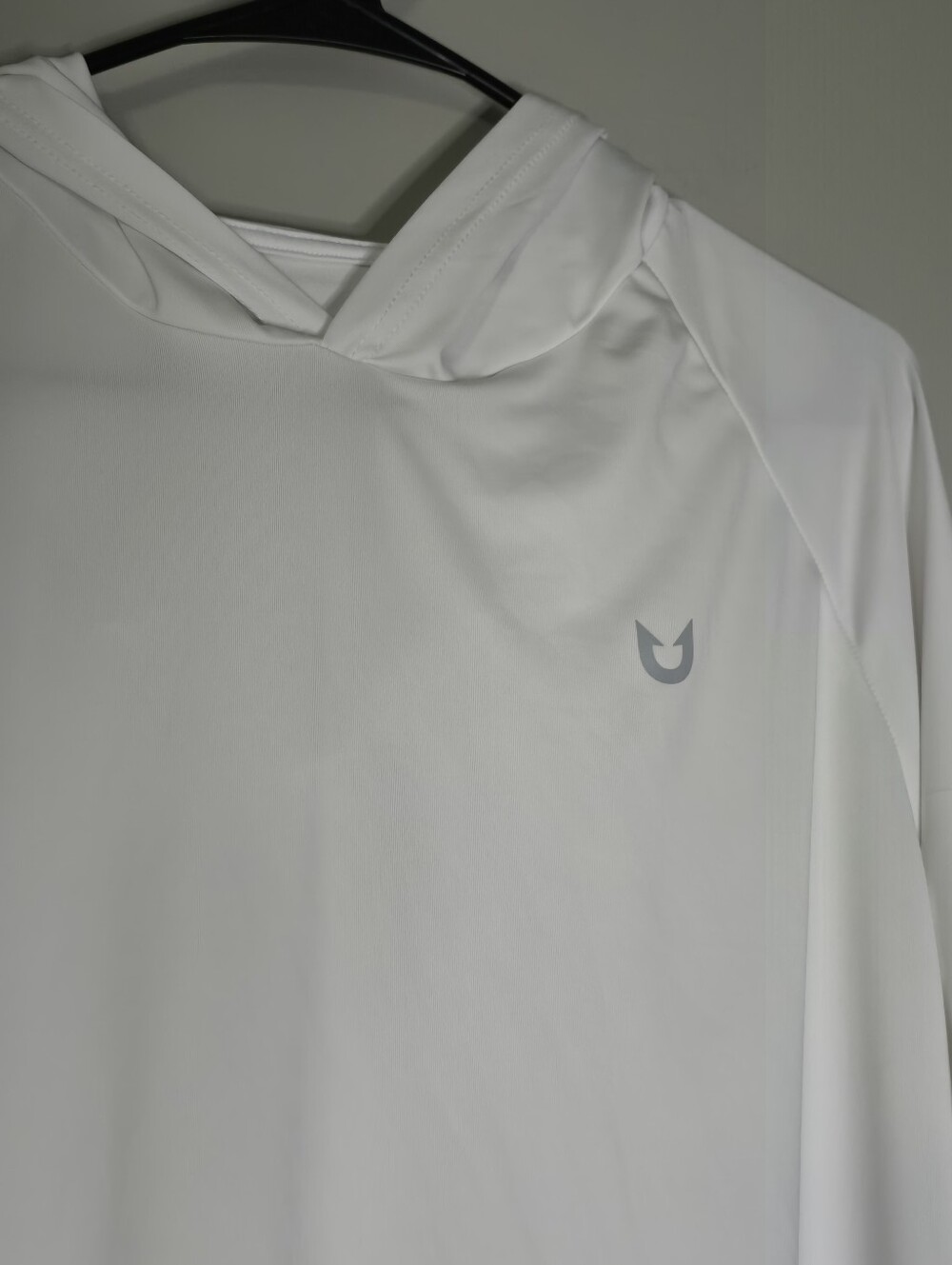 Men's Northyard White Performance Hooded Sun Shirt